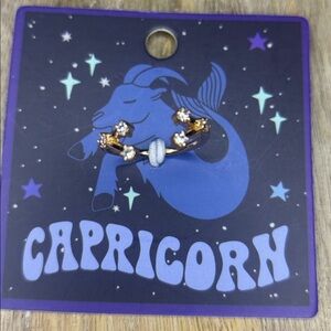 Capricorn ♑️ Zodiac Adjustable NWT Ring